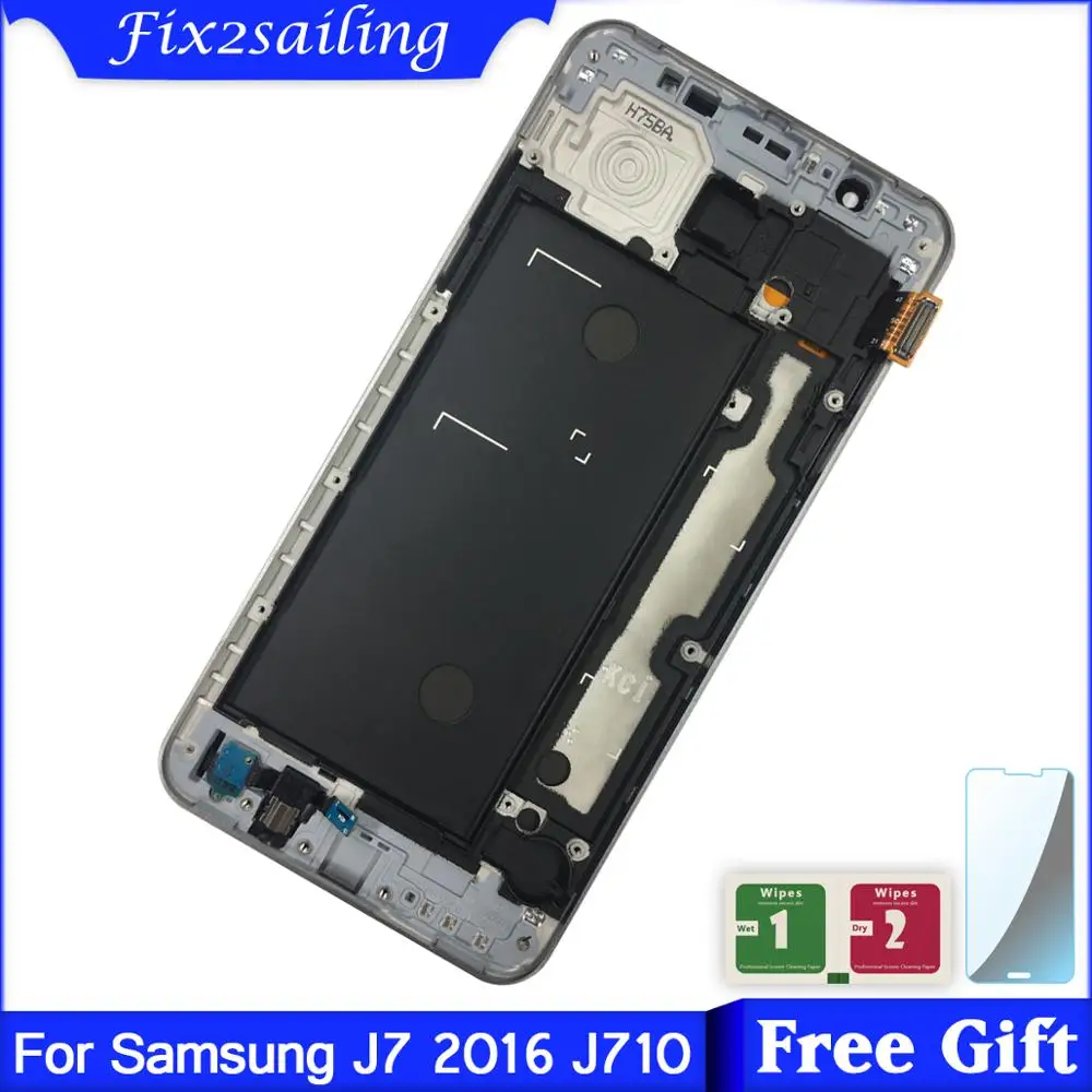 Для Samsung Galaxy J7 2016 J710 J710FN J710F J710M J710Y J710G J710H ЖК дисплей сенсорный экран дигитайзер