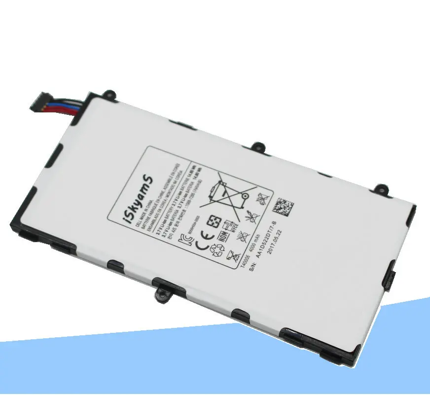 2x4000 мА/ч T4000E запасная батарея для Samsung Galaxy Tab Tablet 3 7 0 T211 T210 T215 T210R T217A SM-T210R T2105 P3210 P3200 |