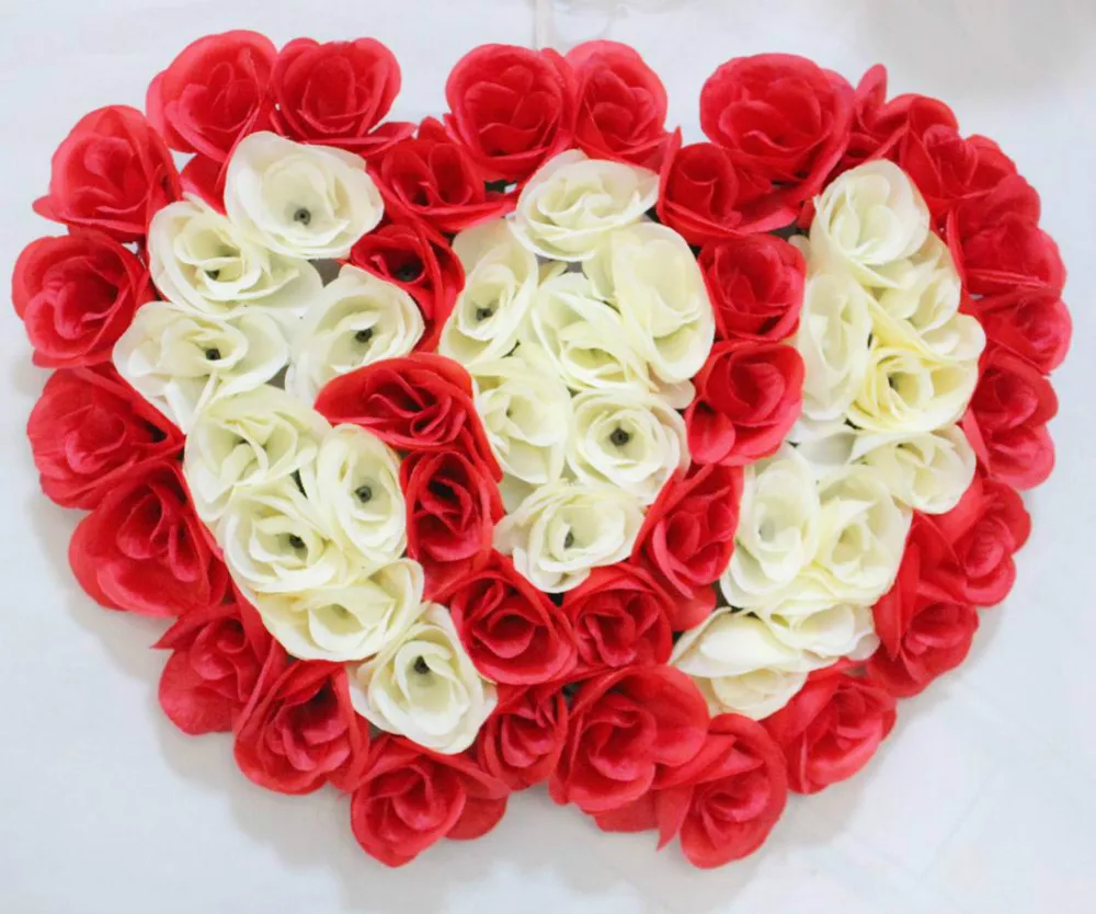 Free shipping double heart styles hanging decorative flower wedding decoration party decoration wholesale valentine's day supply