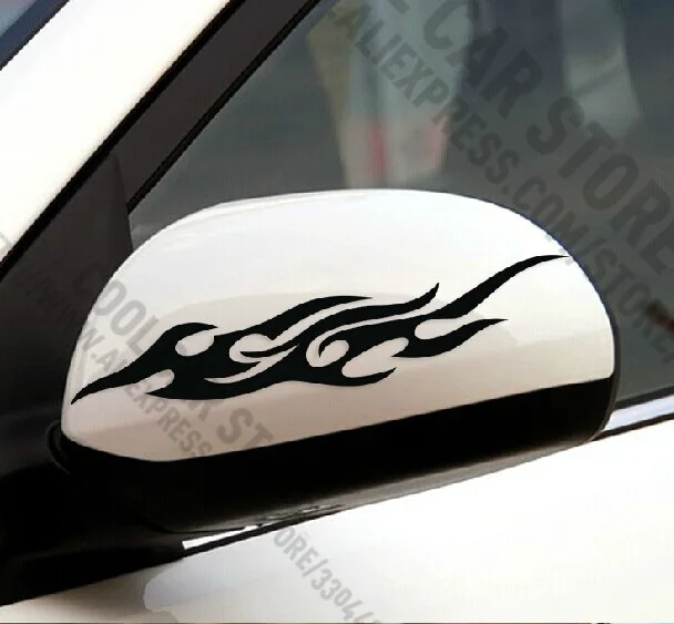 1 пара настраиваемые огонь наклейки для автомобиля Стайлинг Ford Focus Cruze Рио Skoda Octavia