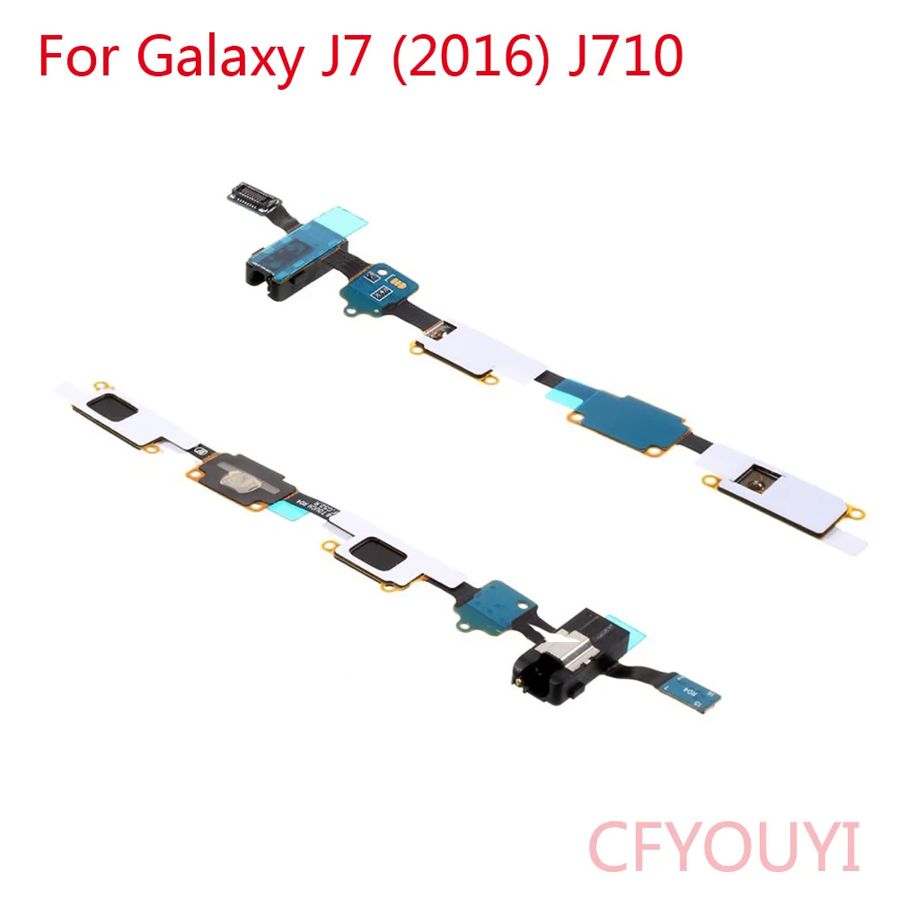 5 шт./лот для Samsung Galaxy J7 2016 J710 Кнопка Домой Разъем наушников гибкий кабель|flex cable|flex