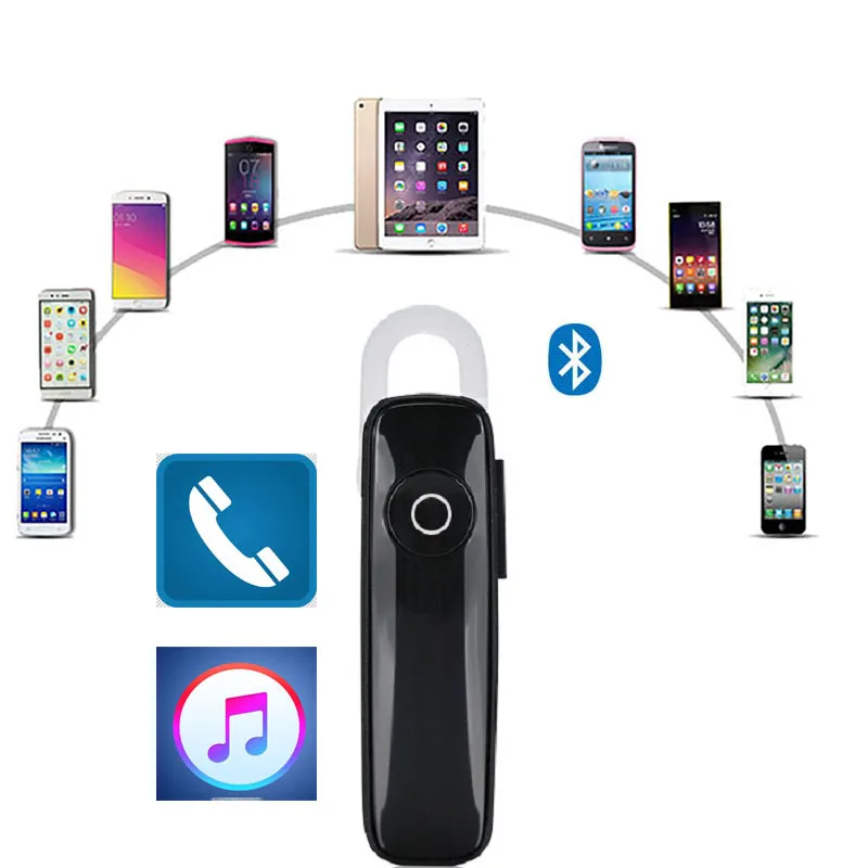 Бизнес Bluetooth наушники Моно беспроводной с микрофоном наушник громкой связи