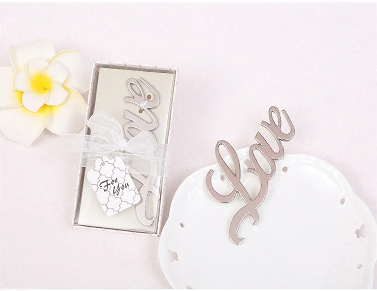 New product 300 pieces / party Wedding gifts Gifts Metal Beer LOVE Bottle Opener Party Decoration Gift for Guest | Дом и сад