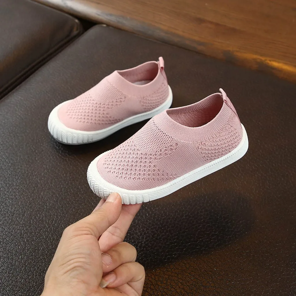 SAGACE/тканая дышащая Спортивная обувь для маленьких мальчиков и девочек