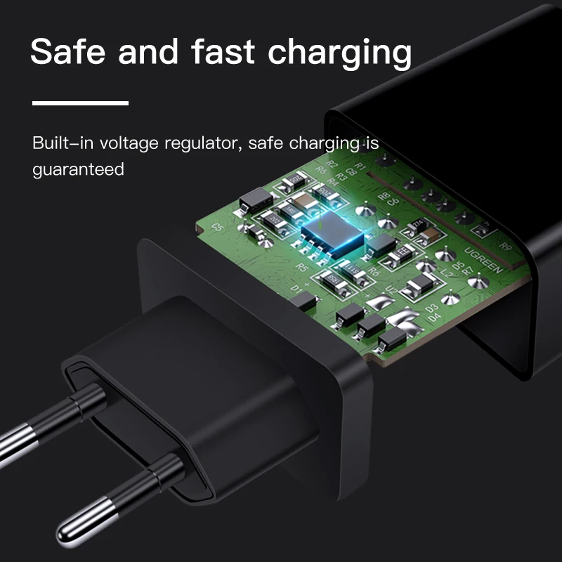 ESVNE 3 порта USB настенное зарядное устройство quick charge 0 4 qc 2 для iPhone Быстрая Зарядка
