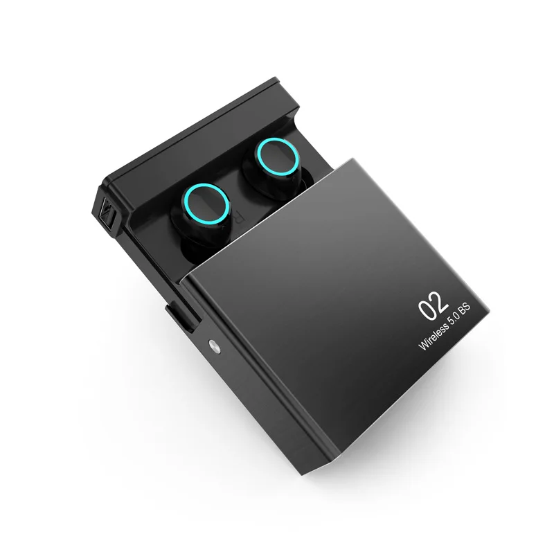 BS02 Беспроводной Bluetooth наушники соединения с зарядки чехол микрофоном стерео