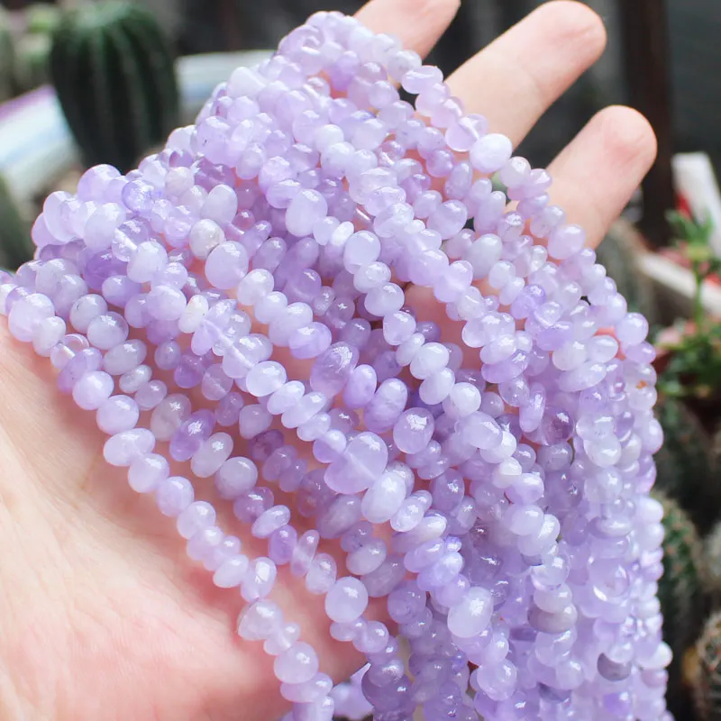 Оптовая продажа 2-9 мм натуральные фиолетовые аматические бусины произвольной