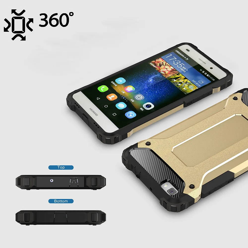 Voth Heavy Duty Protection case For HUAWEI P8 Case LITE 2017 2016 Cover PC+TPU Back |