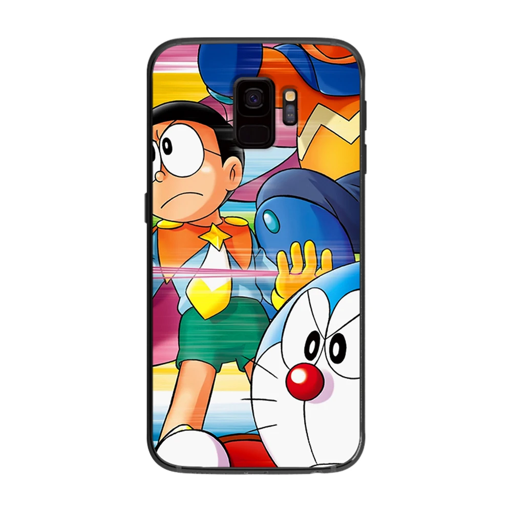Милый doraemon с голубым небом мягкий чехол для телефона Samsung Galaxy S6 S7 S8 S9 S10e Plus Note 8 9