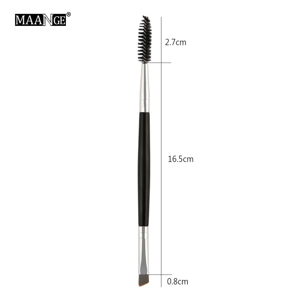 4 Pcs High Quality Double Ended Eye Makeup Brush Eyebrow Powder Eyelash Mascara Beauty Cosmetics Make Up Comb Tools | Красота и