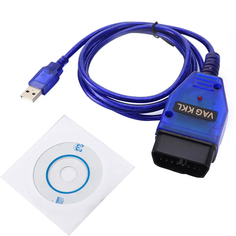 Автомобильный USB Vag Com интерфейсный кабель KKL VAG COM 409 1 OBD2 II OBD диагностический