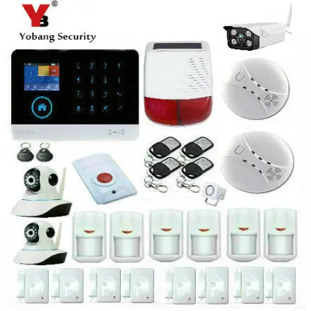 Yobang безопасности WIFI SMS беспроводной открытый RFID IP Camcera домашняя Безопасность GSM