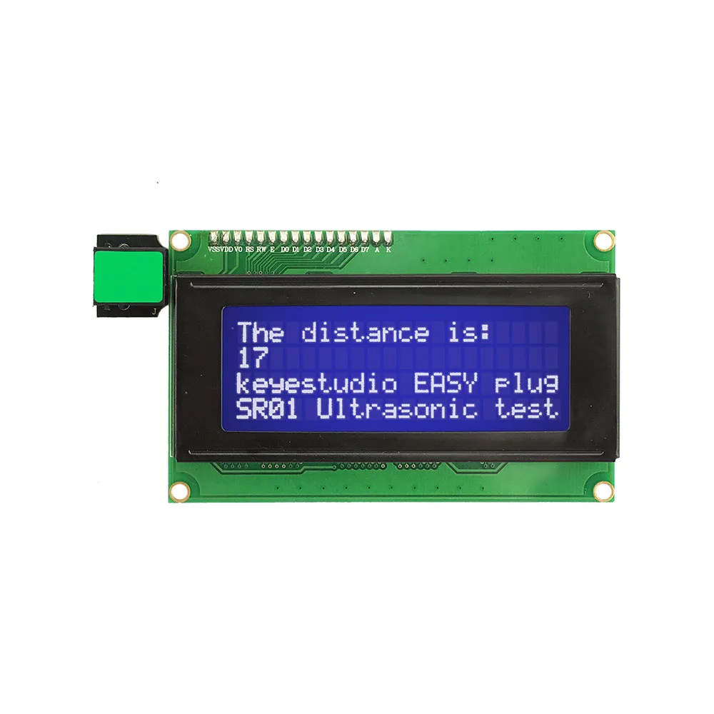 Новинка! Keyestudio EASY plug IEC 2004 ЖК-дисплей модуль для Arduino пара
