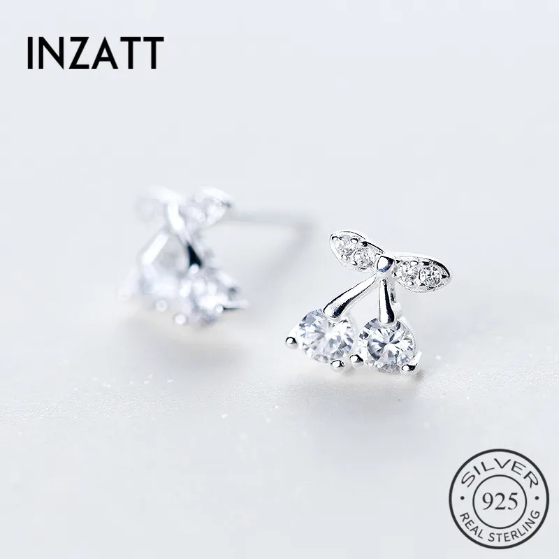 Женские серьги гвоздики в виде Вишни из серебра 925 пробы|Серьги-гвоздики| |