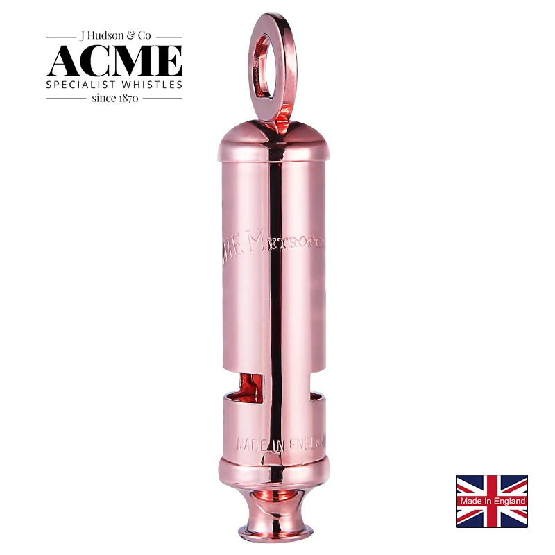 ACME Metropolitan 15 Limited Edition Rose Gold Siren Whistle Laser Engraving Fashion Accessories Outdoor Survival Whistle