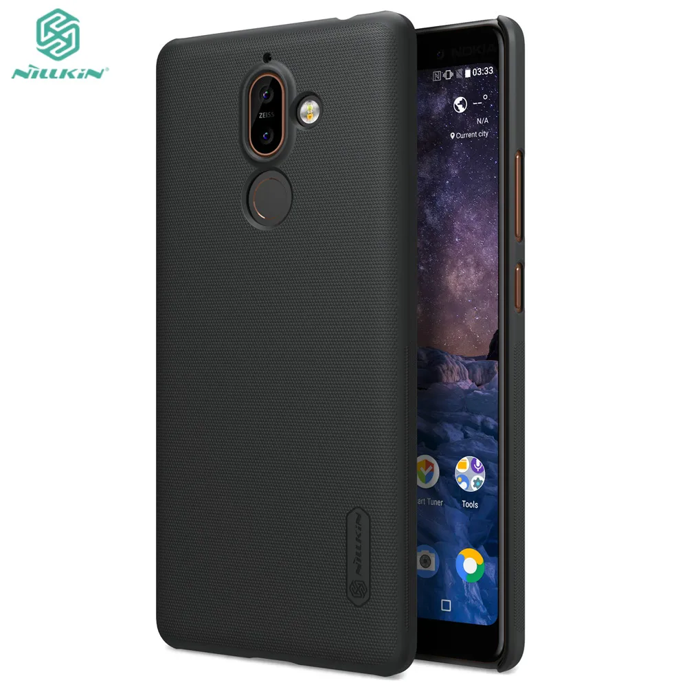 Nokia 7 plus чехол Nokia 7 plus чехол NILLKIN матовый щит PC задняя крышка для Nokia 7 plus чехол для телефона s с защитой экрана