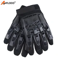 tactical gloves men military army training gloves outdoor combat airsoft paintball climbing shooting full finger gloves for men