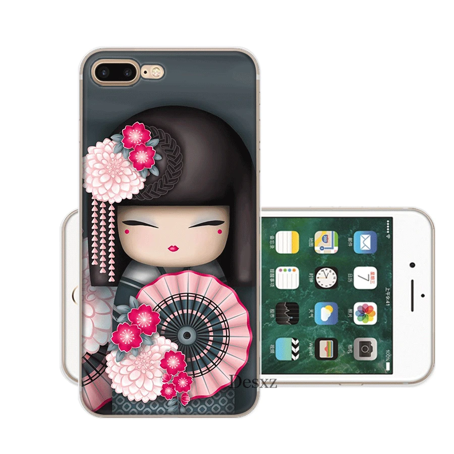Desxz японский Kawaii кукольный чехол для iPhone 7 8 6 6s Plus 11 Pro X XR XS Max 5 5S SE сумка |