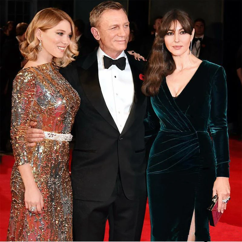 Новые vestido де festa Red Carpet-Линии Длиной До Пола вечерние Платья Pageant | Свадьбы и