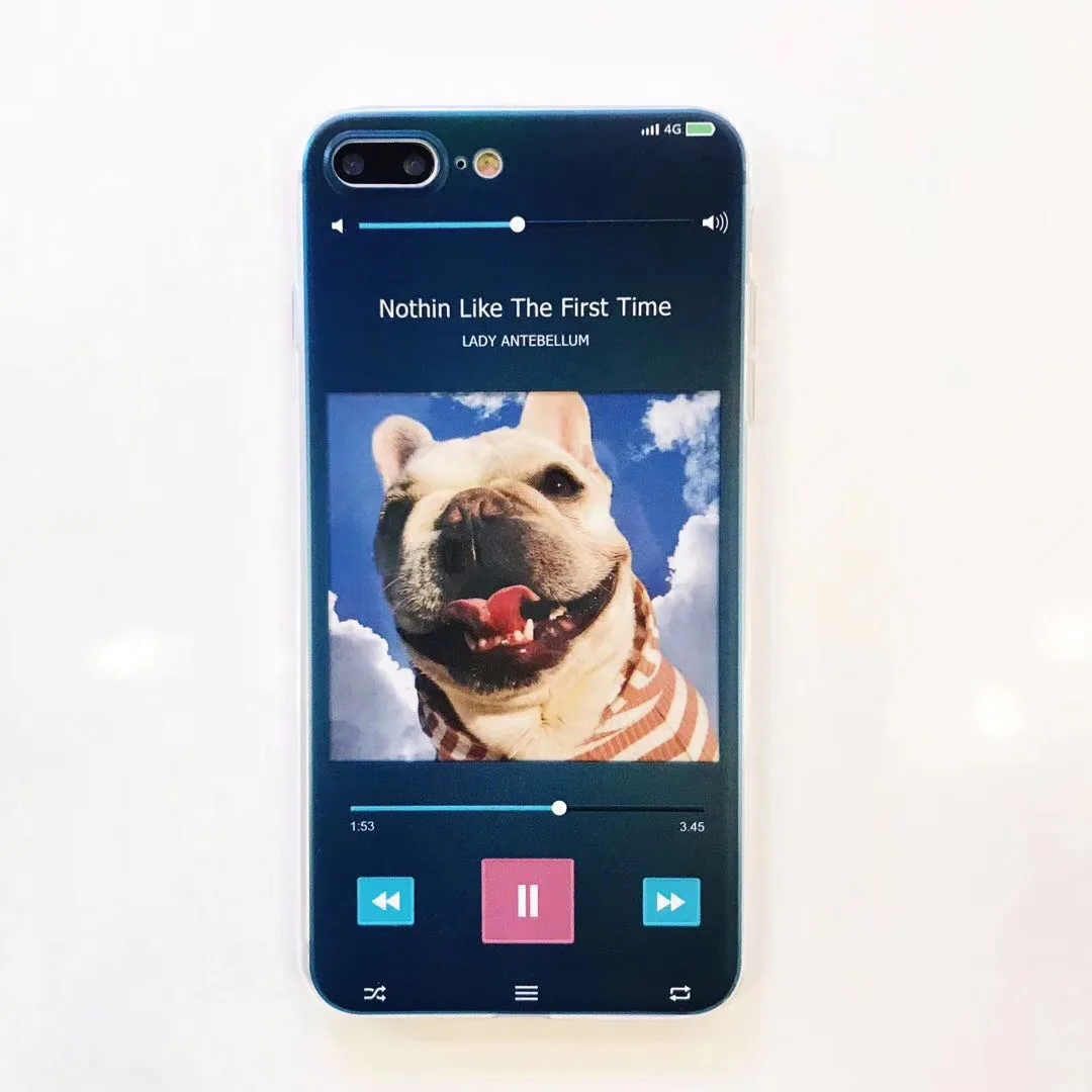 Новый персональный чехол для телефона с рисунком iPhone 6 6s 7 8 X Xr Xs Max plus TPU мягкий