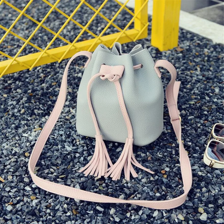 MOLAVE сумки женские твердые для Для женщин ведро новой сумка Ленточки Drawstring