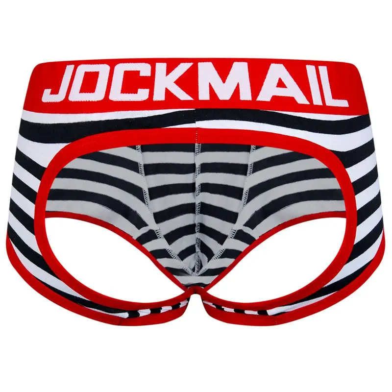 JOCKMAIL сексуальное мужское нижнее белье бездонные боксеры мужские стринги трусики