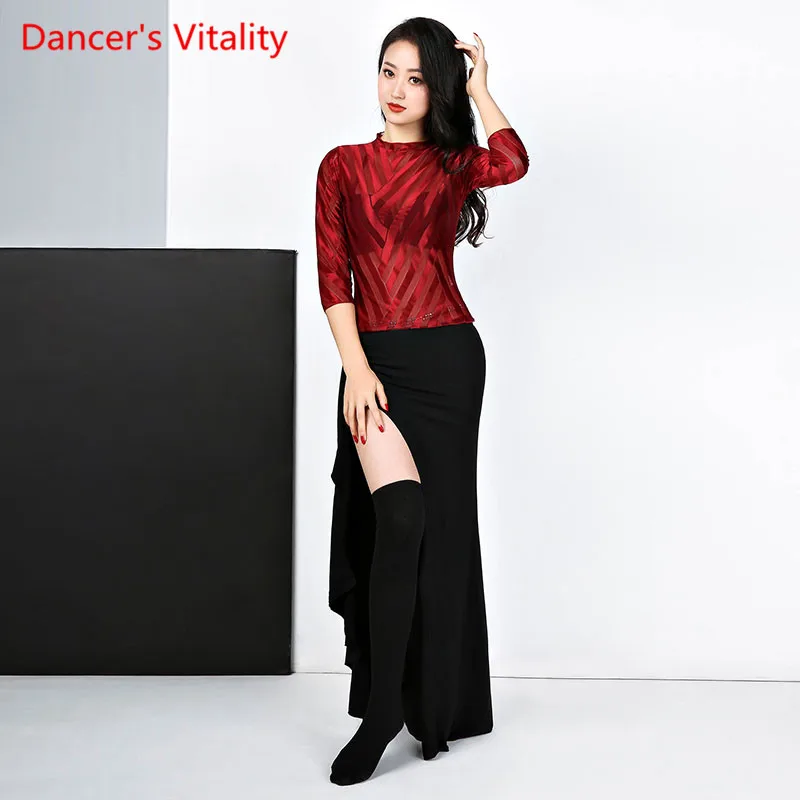 

New Hot Sale Professional Dance Clothing Belly Dance Sexy Belly Dance Lrregular Modal Skirt Stylish For Women