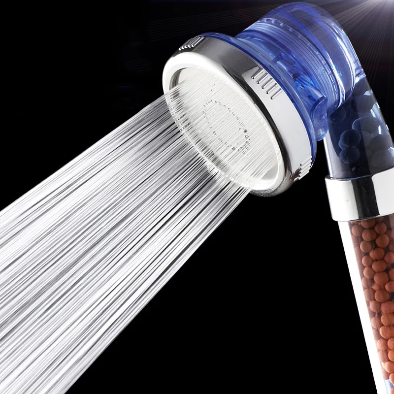 3 modes Adjustable Jetting Shower Filter High Pressure Water Saving Head Copper core hose Bathroom Accessories Sets | Дом и сад