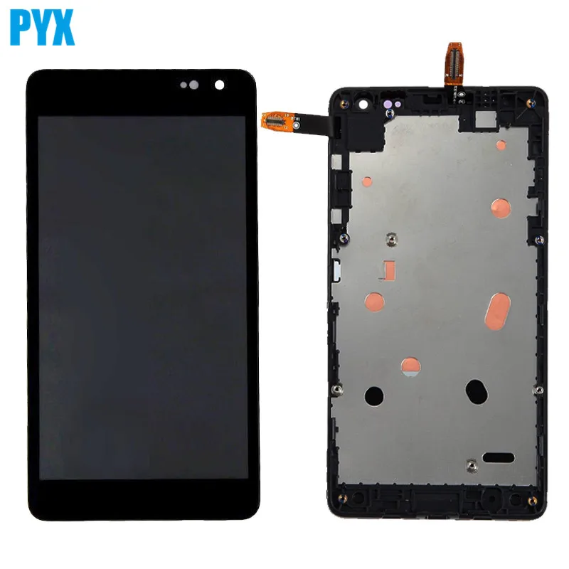 ЖК-дисплей рамка сенсорный экран панель в сборе части для Lumia 535 N535 Бесплатная