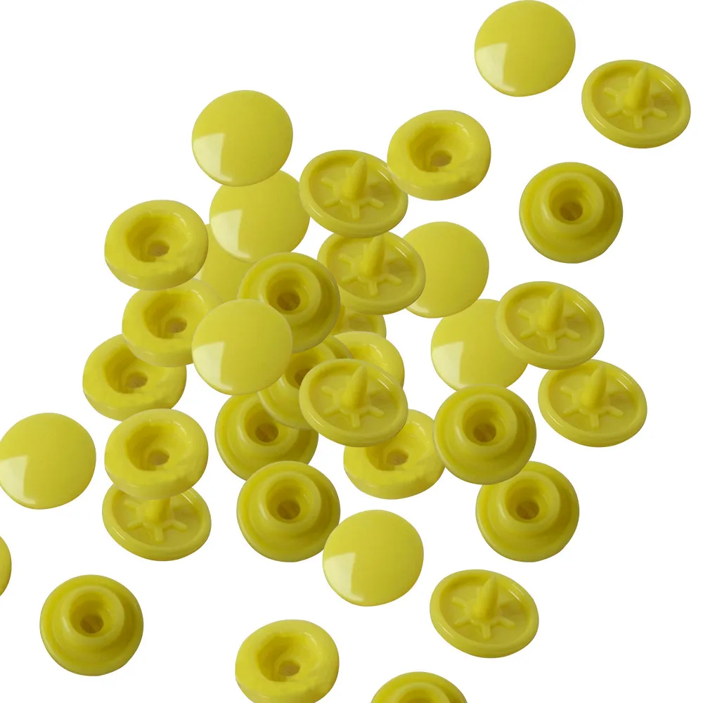 Yellow Крепежные плоскогубцы KAM кнопка+ 100 пластиковая Смола пресс-Стад ткань набор инструментов Горячие DIY для одежды обувь сумки аксессуары - Цвет: Yellow