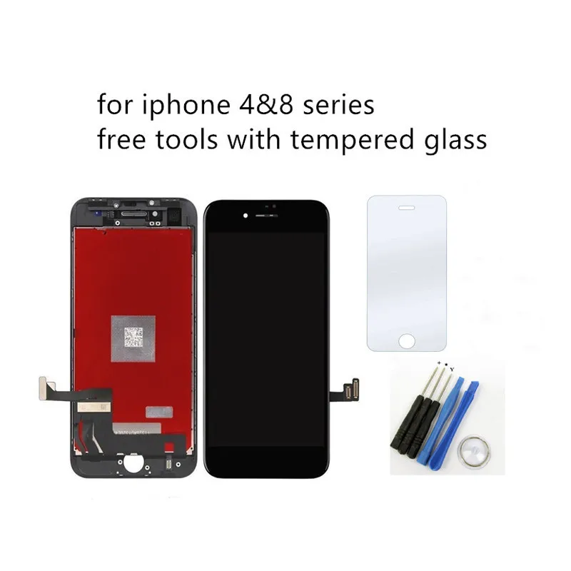 Большой Qaulity ЖК дисплей для iPhone7 7 P 8 3 Dtouch for4s сенсорный экран в сборе Замена