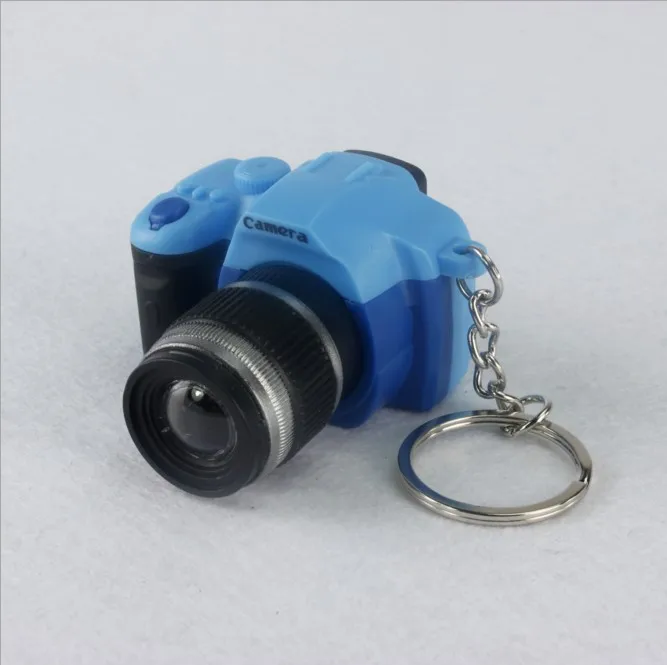 Мода моделирование SLR Камера Брелоки для ключей брелок светодиодный свет