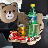 new tray boxcup holder foldable car seat back drink holder abs bottle cup holders folding dining table for travel