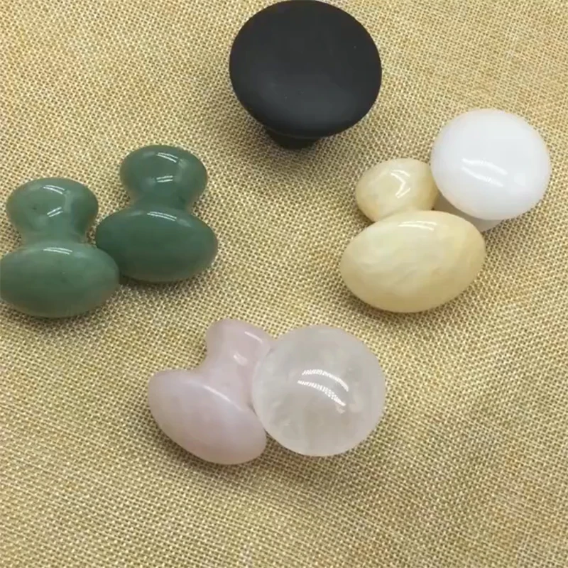 Красочный Рудный камень Gua Sha массажер инструмент гриб форма тела против морщин релаксации Здоровый Инструмент