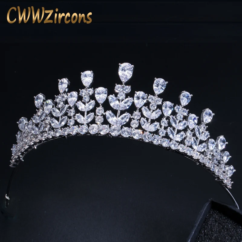 Элегантная повязка на голову с фианитами украшение для свадьбы|pageant tiaras|tiaras and