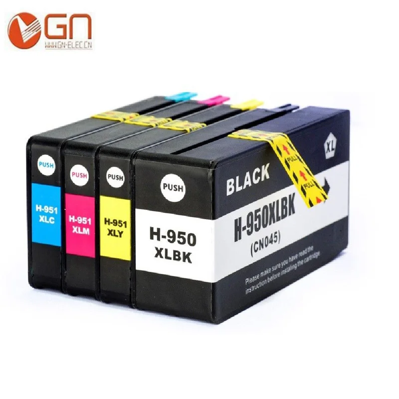 GN 4PK восстановленные чернильные картриджи для HP Officejet Pro 8100 8600 8610 8615 8620 8625 251dw 276dw |