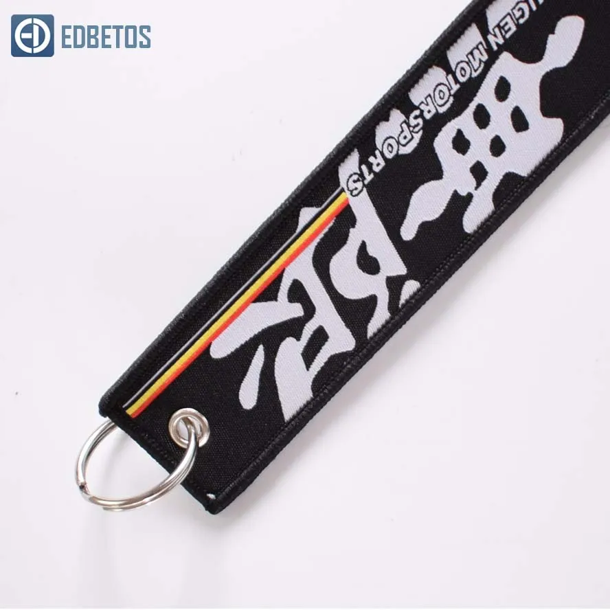 EDBETOS гонки Осака Jdm гонки брелоки дрейф Jdm брелок Kanjo-производительность двигателя брелоки/бирюзовый ремешок как Fck ключевые метки - Название цвета: CB044-MugenB1