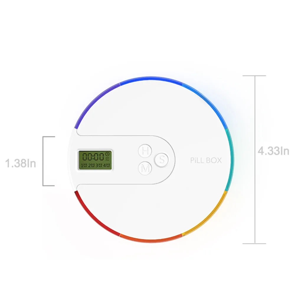 7-дневная коробка для таблеток органайзер дозатор хранилище лекарств