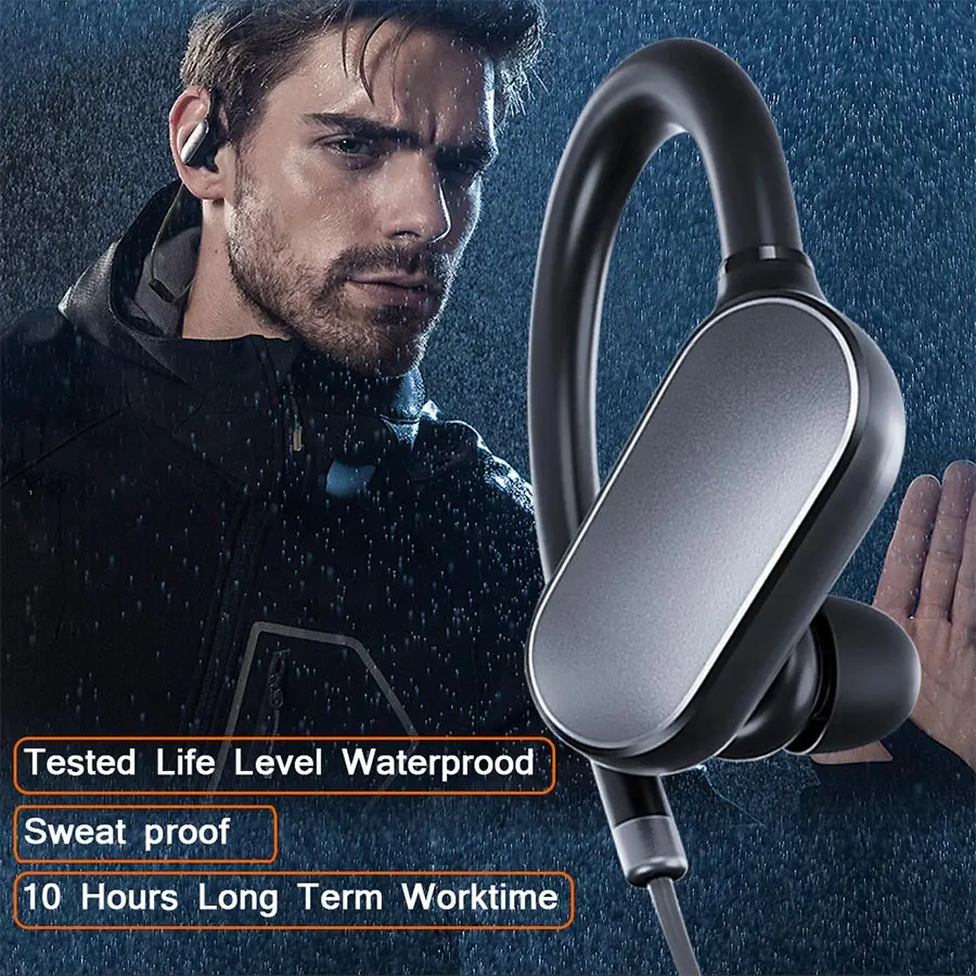 Оригинал Сяо mi Спорт bluetooth-гарнитура Беспроводной наушники ni Bluetooth 4 1 c IPX4