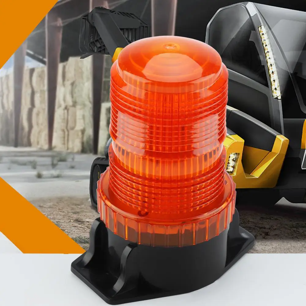 DC10-110V сигнальный индикатор 30LED предупреждающий свет вращающаяся мигающая лампа