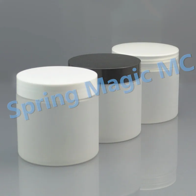 200 г матовые банки для крема домашних животных с черной пластиковой крышкой