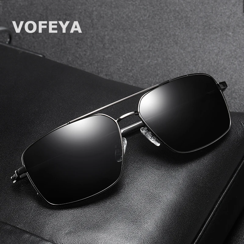 Vofeya солнцезащитные очки в квадратной оправе стиле ретро Для мужчин