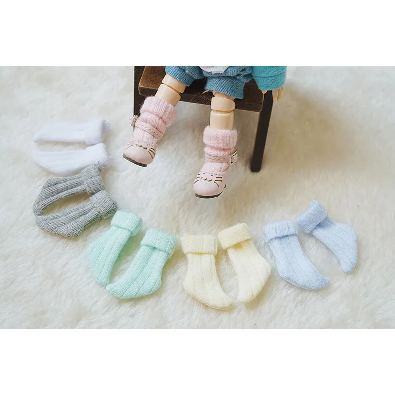 4 пары Ассорти носки для кукол Блайт одежда Obitsu11 Licca azone 1/6 Кукла Одежда Аксессуары