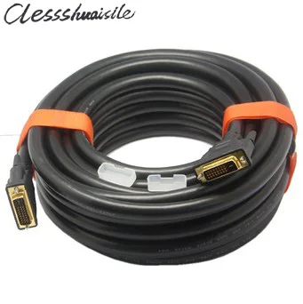 OD10mm DVI D (24 + 1) кабель Папа папа 1 5 m / 3m 5m 10m 15m 20m Двухканальное цифровое соединение