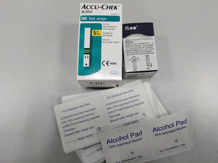 Accu-Chek активные тест-полоски(без кодирующий чип) срок годности 31 10 - Цвет: A