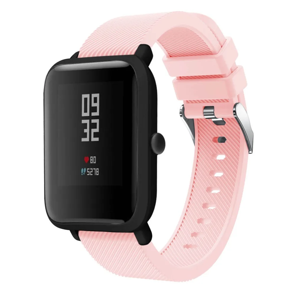 Силиконовый спортивный ремешок Hero Iand для умных часов Xiaomi Huami Amazfit Bip 20 мм сменный
