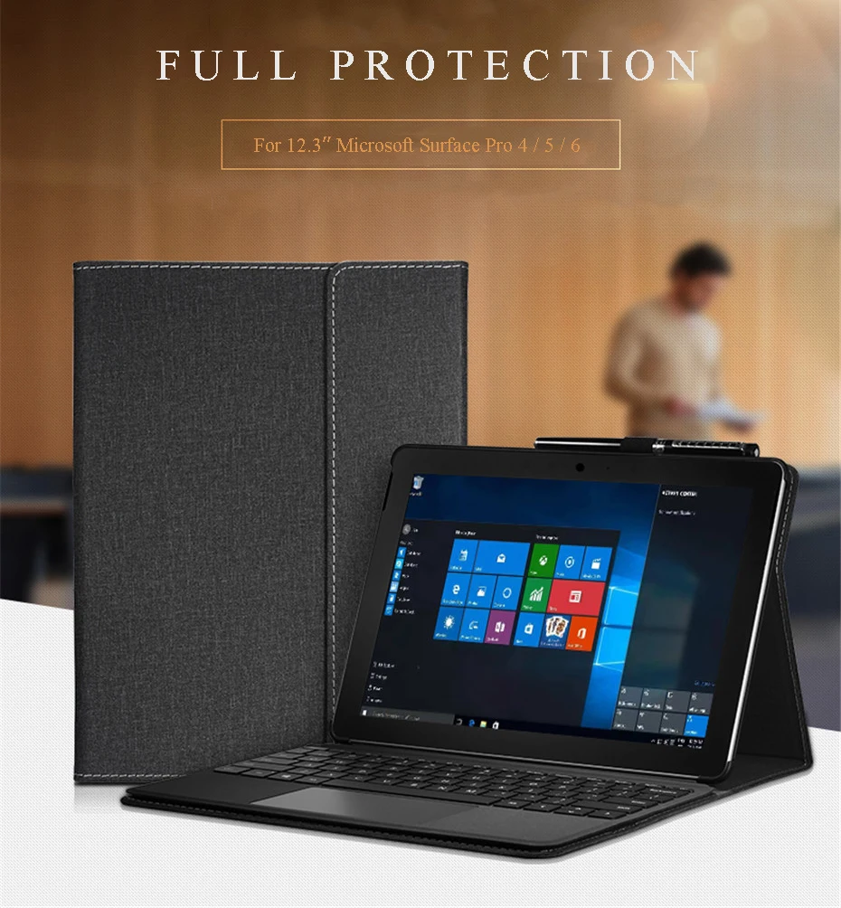 Для microsoft Surface Pro 6 5 4 3 12,3 ''роскошный чехол с подставкой планшетный ПК чехол Coque для Surface Pro 5 Pro 4 полная защитная оболочка