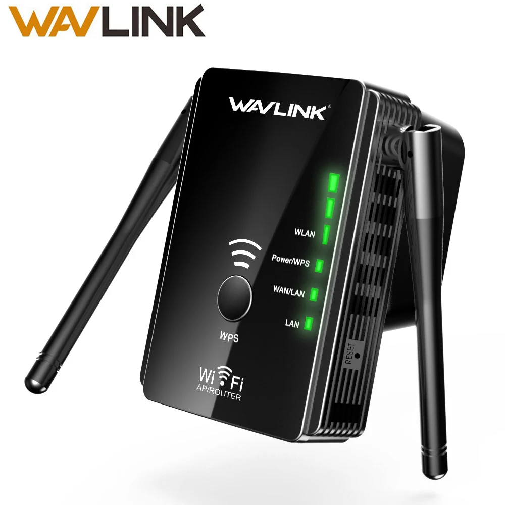 Wavlink N300 высокомощный Беспроводной Wi-Fi ретранслятор/расширитель диапазона/маршрутизатор повышающий покрытие Wi-Fi Простая установка настенная кнопка WPS