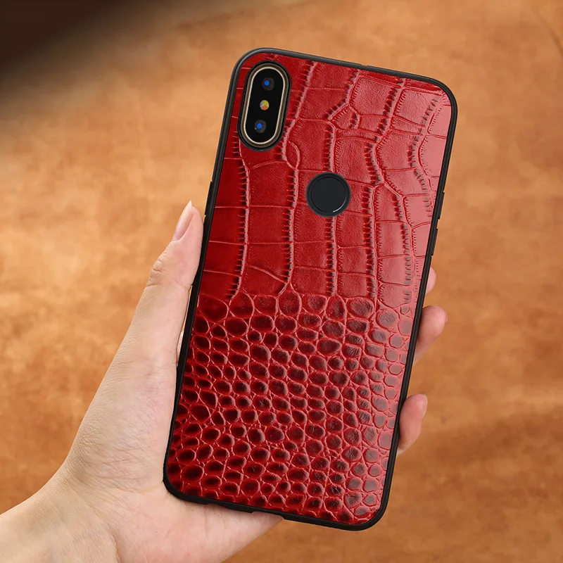 Чехол для телефона с крокодиловой текстурой Xiaomi Mi 6 8 A1 A2 lite Mix 2S Max 3 чехол из