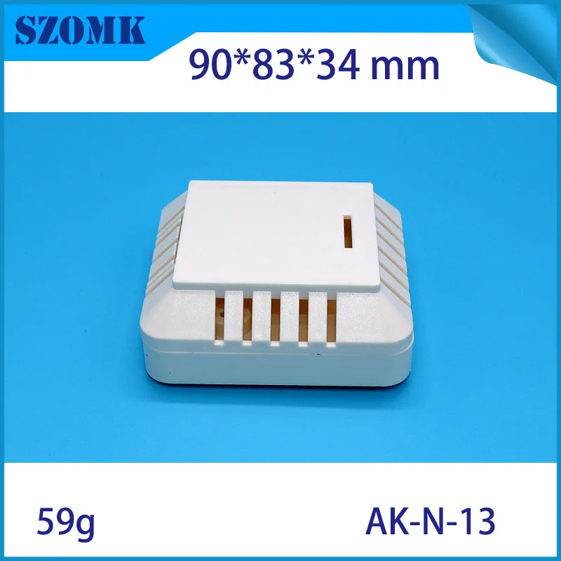 

white szomk temperature and humidity plastic sensor box (1 piece) 90*83*34mm hot sales plastic box for electric project housing